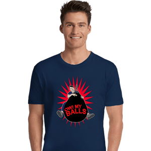 Secret_Shirts Premium Shirts, Unisex / Small / Navy Ow My Balls