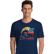 Load image into Gallery viewer, Secret_Shirts Premium Shirts, Unisex / Small / Navy Surfing Arrakis
