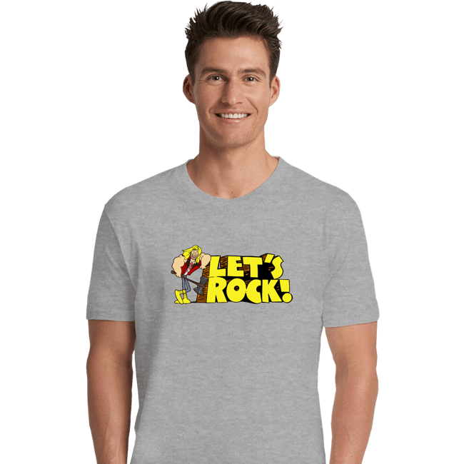 Secret_Shirts Premium Shirts, Unisex / Small / Sports Grey Let's Rock