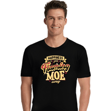 Load image into Gallery viewer, Daily_Deal_Shirts Premium Shirts, Unisex / Small / Black Just A Flaming Moe Away
