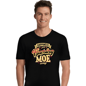 Daily_Deal_Shirts Premium Shirts, Unisex / Small / Black Just A Flaming Moe Away