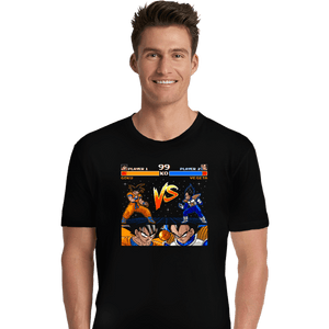 Shirts Premium Shirts, Unisex / Small / Black Goku VS Vegeta