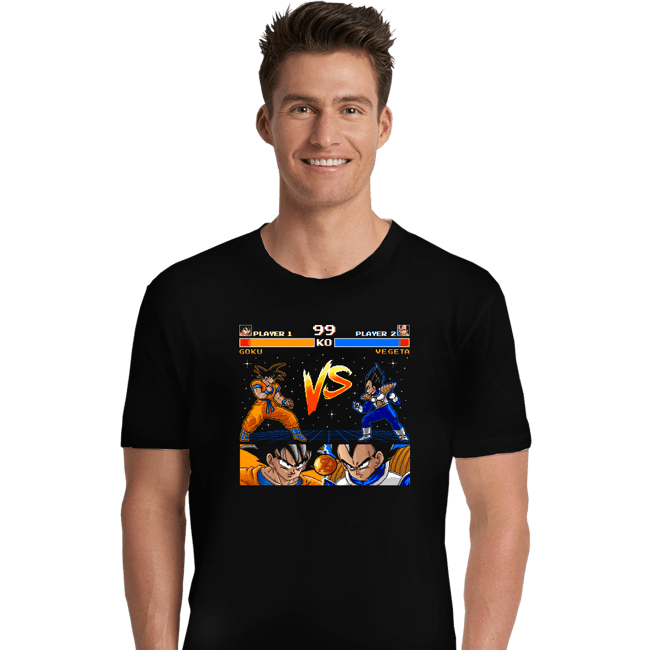Shirts Premium Shirts, Unisex / Small / Black Goku VS Vegeta