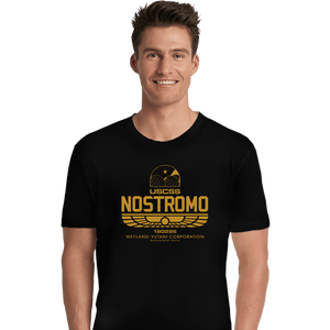 Shirts Premium Shirts, Unisex / Small / Black USCSS Nostromo