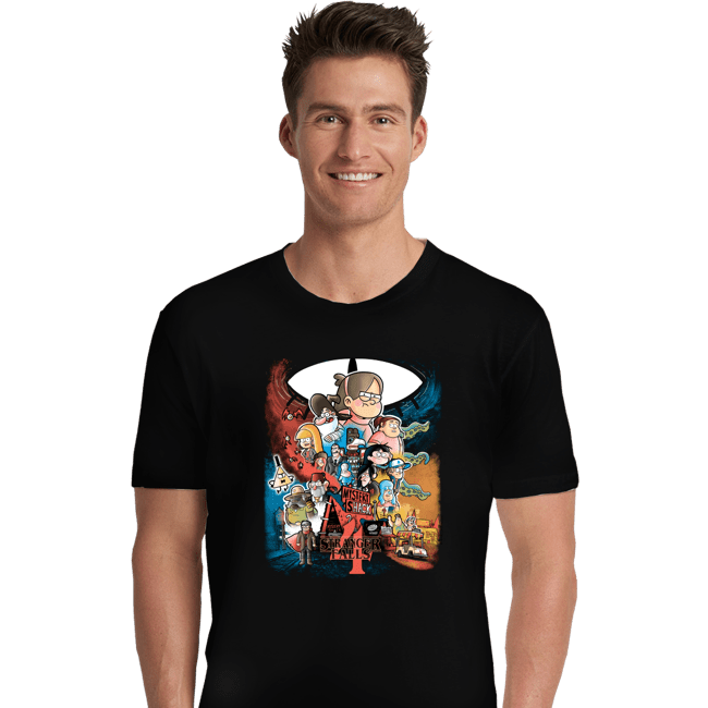 Daily_Deal_Shirts Premium Shirts, Unisex / Small / Black Stranger Falls 4