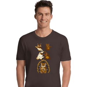 Secret_Shirts Premium Shirts, Unisex / Small / Dark Chocolate Owl Bear Fusion