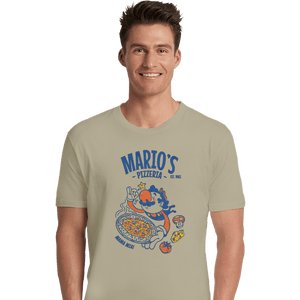 Daily_Deal_Shirts Premium Shirts, Unisex / Small / Natural Mario's Pizzeria