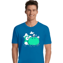 Load image into Gallery viewer, Shirts Premium Shirts, Unisex / Small / Sapphire Dino Island Baby
