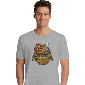 Daily_Deal_Shirts Premium Shirts, Unisex / Small / Sports Grey Miser Bros Bar