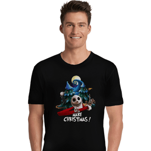 Shirts Premium Shirts, Unisex / Small / Black Let's Make Christmas