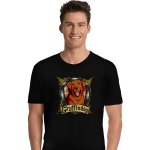 Shirts Premium Shirts, Unisex / Small / Black Hairy Pupper House Gryffindog