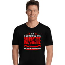 Load image into Gallery viewer, Daily_Deal_Shirts Premium Shirts, Unisex / Small / Black I Survived The Kumite
