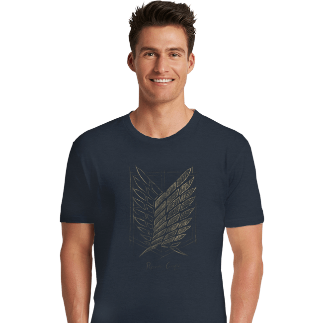 Shirts Premium Shirts, Unisex / Small / Dark Heather The Survey Corps
