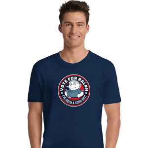 Shirts Premium Shirts, Unisex / Small / Navy Vote For Ralph