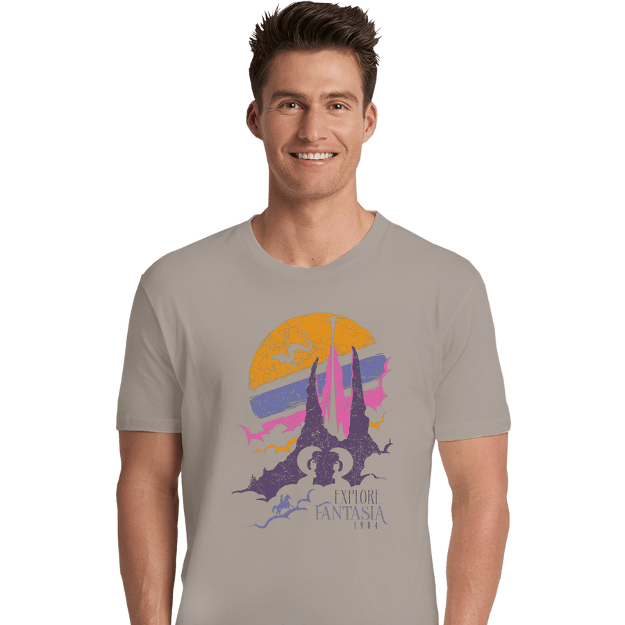 Shirts Premium Shirts, Unisex / Small / Sand Explore Fantasia