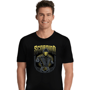 Daily_Deal_Shirts Premium Shirts, Unisex / Small / Black Scorpion Crest