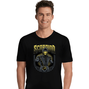 Daily_Deal_Shirts Premium Shirts, Unisex / Small / Black Scorpion Crest