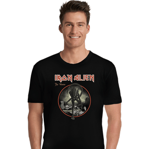 Daily_Deal_Shirts Premium Shirts, Unisex / Small / Black Iron Alien