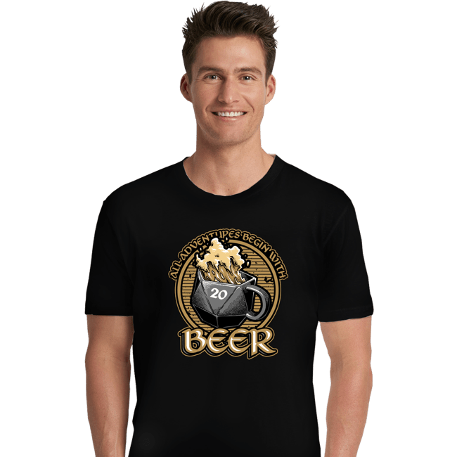 Secret_Shirts Premium Shirts, Unisex / Small / Black Beer Adventures