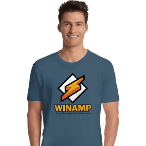 Secret_Shirts Premium Shirts, Unisex / Small / Indigo Blue Winamp XP