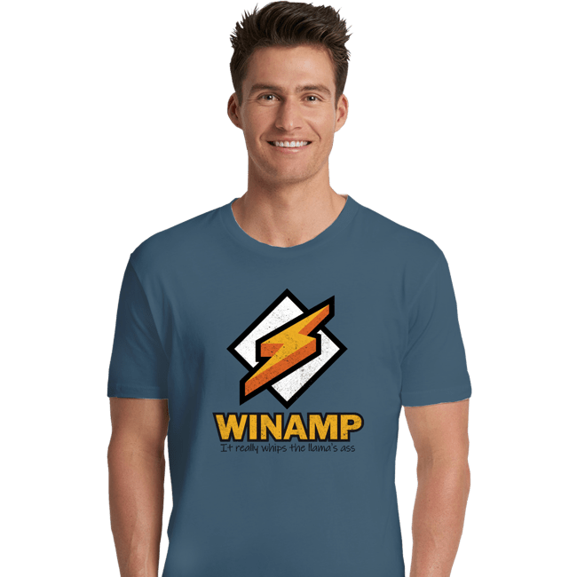 Secret_Shirts Premium Shirts, Unisex / Small / Indigo Blue Winamp XP