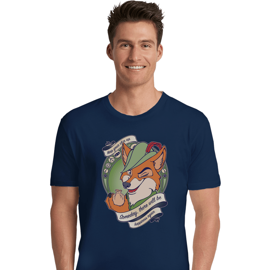 Shirts Premium Shirts, Unisex / Small / Navy Keep Your Chin Up