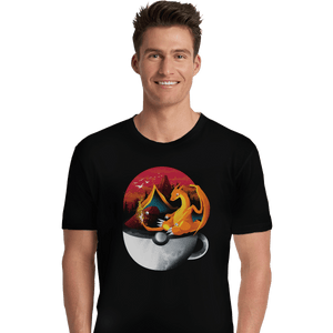Shirts Premium Shirts, Unisex / Small / Black Cup Of Fire