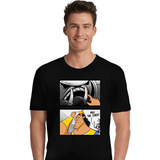 Daily_Deal_Shirts Premium Shirts, Unisex / Small / Black Pull The Lever