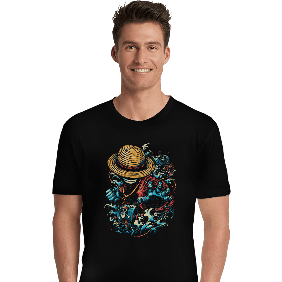 Shirts Premium Shirts, Unisex / Small / Black Colorful Pirate