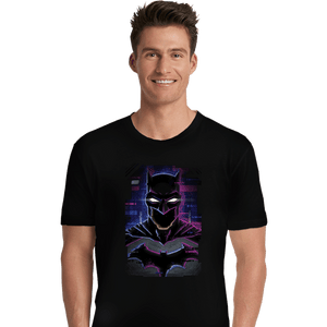 Daily_Deal_Shirts Premium Shirts, Unisex / Small / Black Glitch Batman