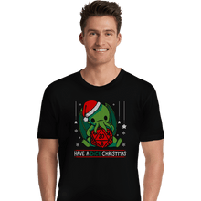 Load image into Gallery viewer, Shirts Premium Shirts, Unisex / Small / Black Have A Dice Christmas
