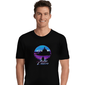 Shirts Premium Shirts, Unisex / Small / Black Retrowave Darksouls