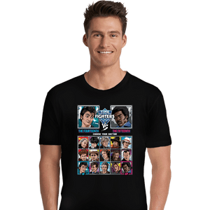 Shirts Premium Shirts, Unisex / Small / Black Time Fighters 14th VS 15th