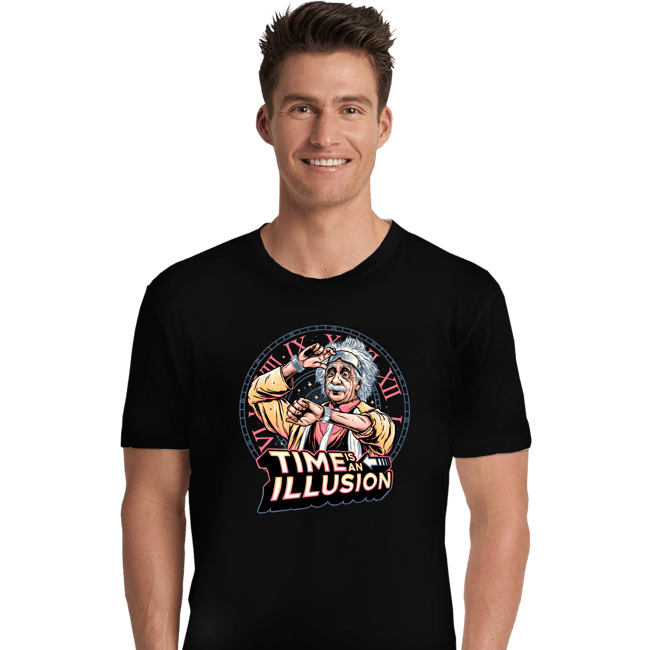 Daily_Deal_Shirts Premium Shirts, Unisex / Small / Black Time Is An illusion