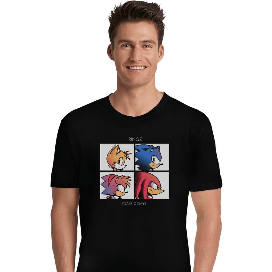 Shirts Premium Shirts, Unisex / Small / Black Ringz