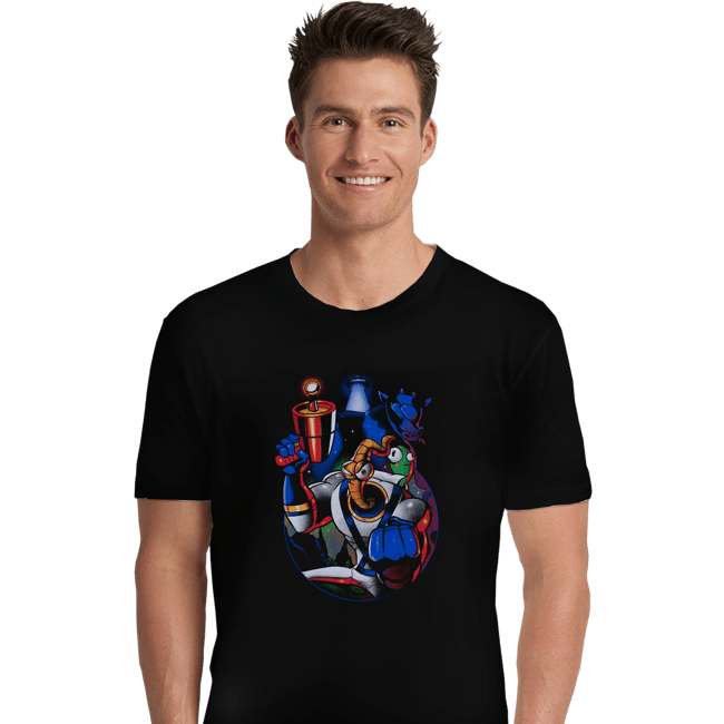 Shirts Premium Shirts, Unisex / Small / Black Groovy Earthworm
