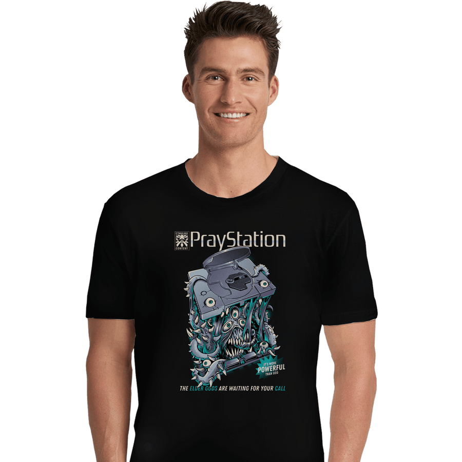 Shirts Premium Shirts, Unisex / Small / Black The Praystation