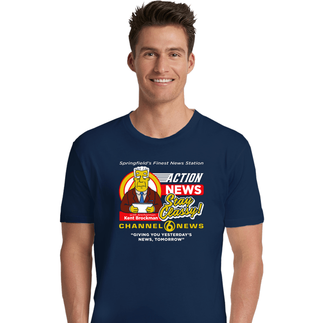 Daily_Deal_Shirts Premium Shirts, Unisex / Small / Navy Springfield Channel 6 Action News