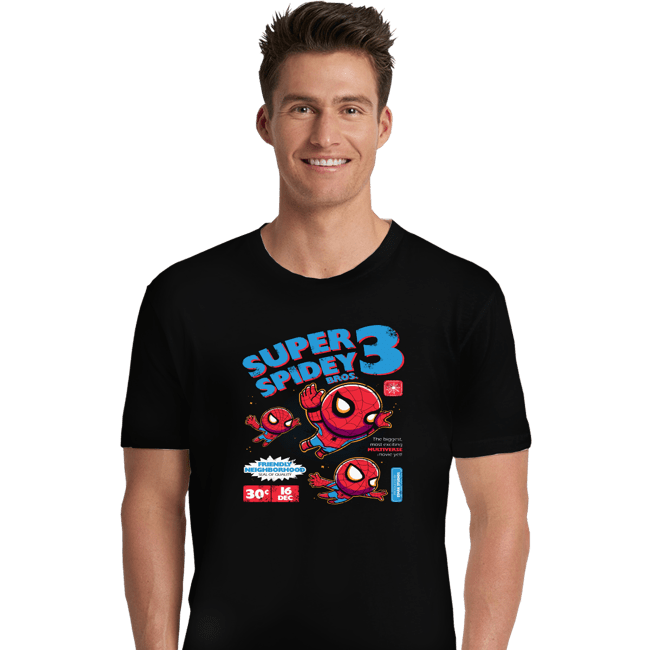 Secret_Shirts Premium Shirts, Unisex / Small / Black Super Spider Bros
