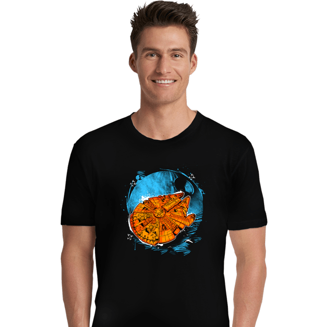 Shirts Premium Shirts, Unisex / Small / Black That's No Moon