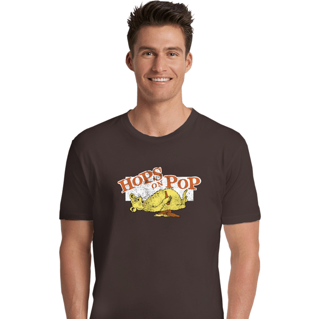 Shirts Premium Shirts, Unisex / Small / Dark Chocolate Hops On Pop