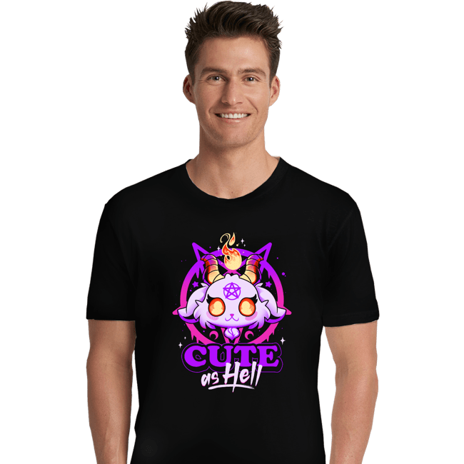 Daily_Deal_Shirts Premium Shirts, Unisex / Small / Black Cute As Hell Tee
