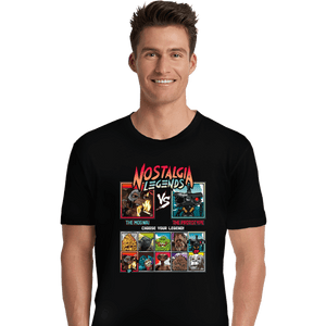 Daily_Deal_Shirts Premium Shirts, Unisex / Small / Black Nostalgia Legends
