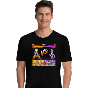 Shirts Premium Shirts, Unisex / Small / Black Goku VS Frieza