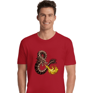 Shirts Premium Shirts, Unisex / Small / Red Bone Dragon