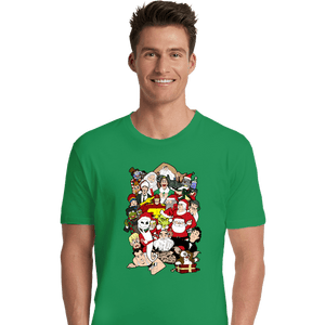 Secret_Shirts Premium Shirts, Unisex / Small / Irish Green Christmas Chaos