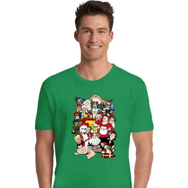 Secret_Shirts Premium Shirts, Unisex / Small / Irish Green Christmas Chaos