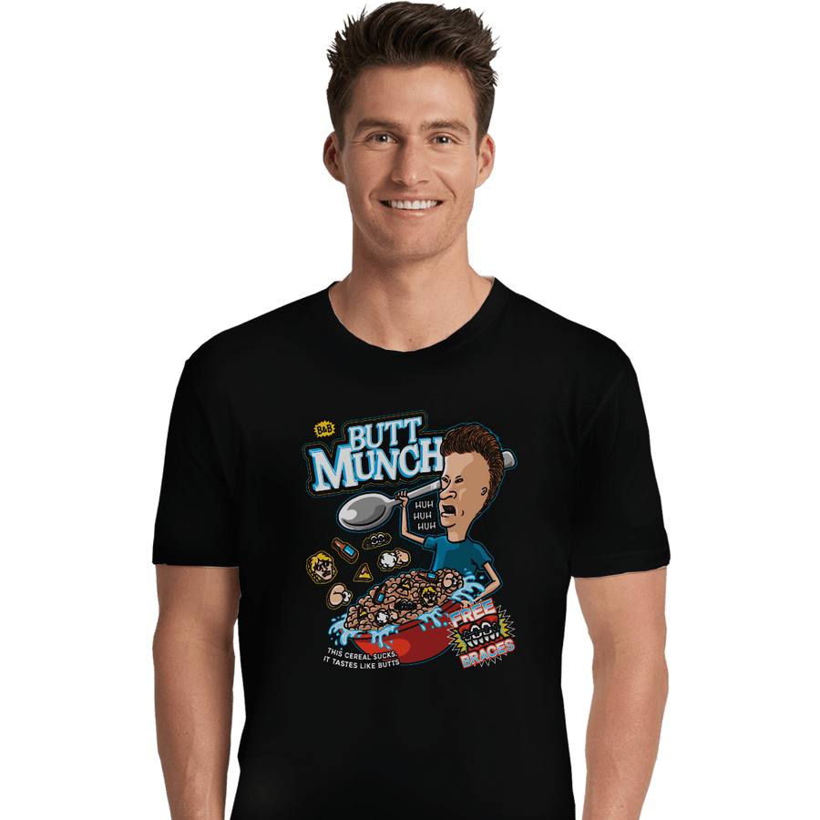 Shirts Premium Shirts, Unisex / Small / Black Butt Munch