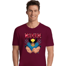 Load image into Gallery viewer, Daily_Deal_Shirts Premium Shirts, Unisex / Small / Maroon Wolverine 97
