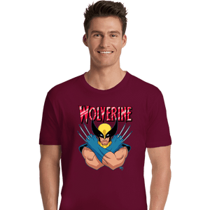Daily_Deal_Shirts Premium Shirts, Unisex / Small / Maroon Wolverine 97